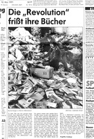 1991 Titelseite der Tageszeitung "junge Welt"