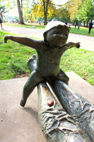 September 2014 Berlin, seit 1974 kann man sie antreffen, das Geschwisterpaar von Theo Balden