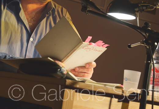 16.12. 2014 - jW Ladengalerie - Lange Nacht der DDR Literatur, dabei Andreas Manz -Kozár