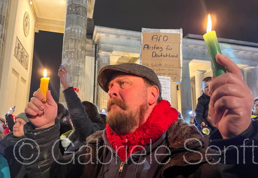 25.01.2025 Kundgebung am Brandenburger Tor gegen die AfD