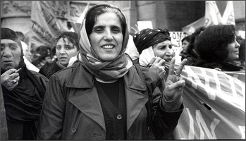 2000 Brüssel, beim Weltfrauenmarsch