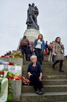 9.Mai 2015 im Treptower Ehrenmal beim Gedenken zum Tag der Befreiung