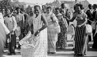 1973 Weltfestspiele – Afrikanerinnen  und Mexiko