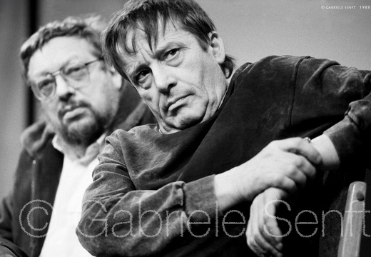 1988 Heiner Carow und Hans Reiner Bredemeyer (l,)