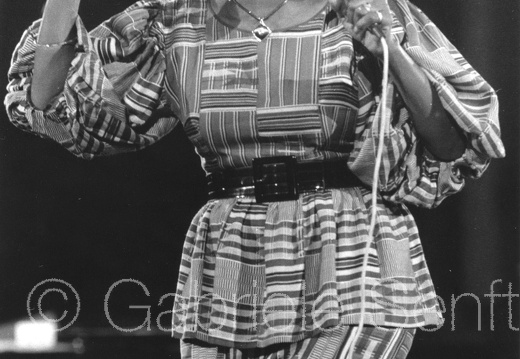 1985 Miriam Makeba beim 15. Festival des politischen Liedes