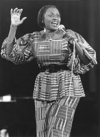 1985 Miriam Makeba beim 15. Festival des politischen Liedes