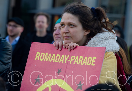 08.04.2025 –  Aktionen zum Welt-Roma Tag in Berlin, Demonstaration 