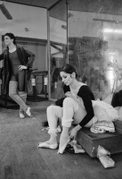 1979 Monika Lubitz an der Staatsoper Berlin (im Hintergrund Bernd Dreier, oft ihr Tanzpartner