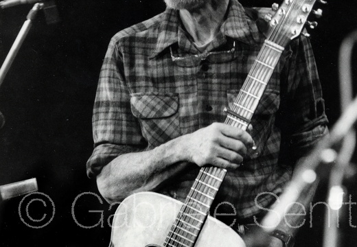 1986 Pete Seeger beim Festival des politischen Liedes in Berlin