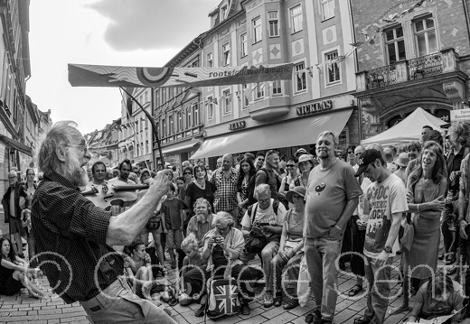 06.07. 20137 Klaus, der Geiger beim Folkfest Rudolstadt