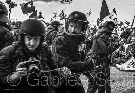 02.06.2007 Rostock Protest gegen G8 Gipfel