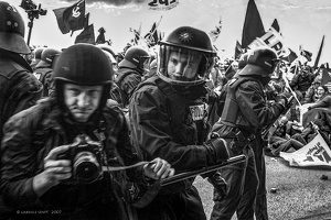 02.06.2007 Rostock Protest gegen G8 Gipfel