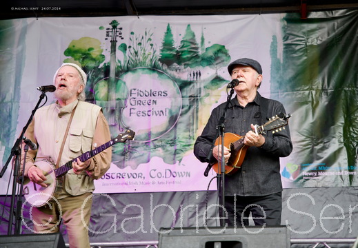Juli 2024 Tom und Ben Sands ,  Fiddlers green festival in Rostrevor